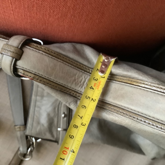 Coach shoulder bag in rich beige leather - Picture 9 of 9